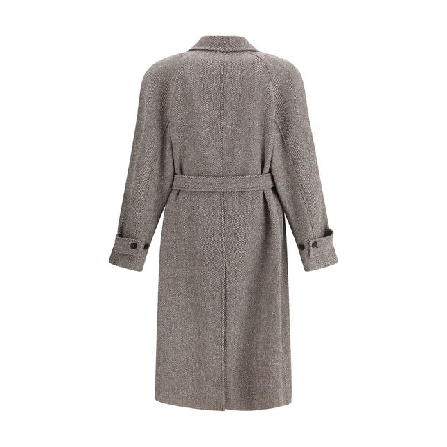 Ferragamo Beige Wool Coat