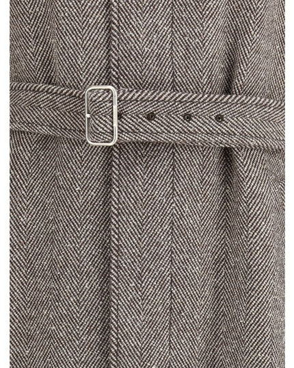 Ferragamo Beige Wool Coat