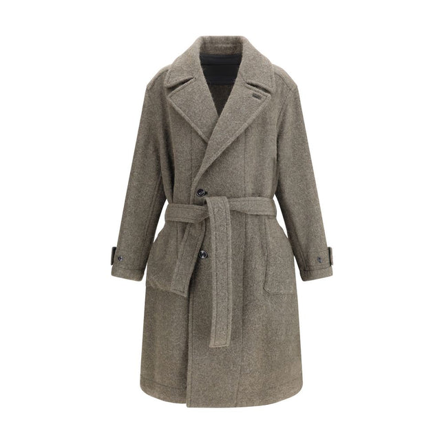 Lemaire Bicolor Wool Coat