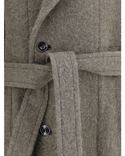 Lemaire Bicolor Wool Coat