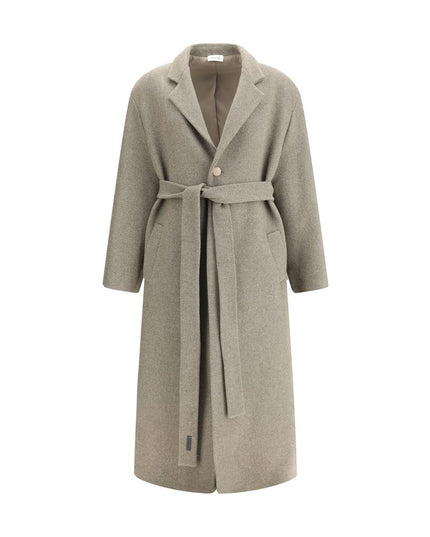 Fear Of God Brown Wool Coat