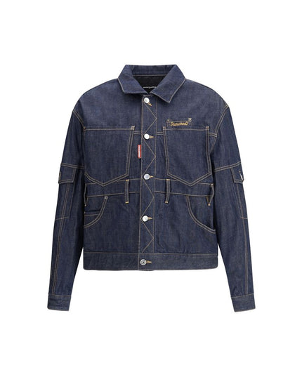 Dsquared² Blue Cotton Denim Jacket