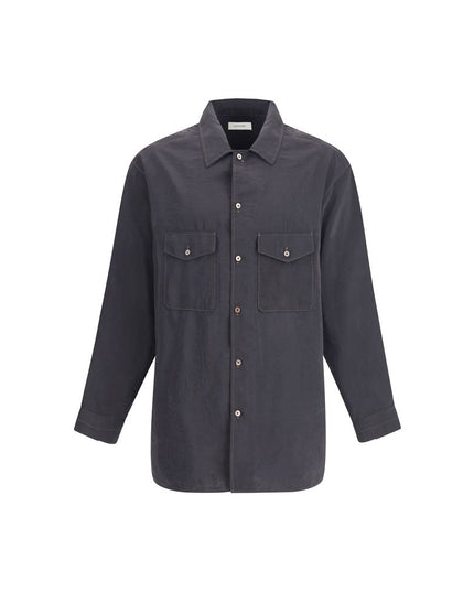 Lemaire Gray Silk Shirt