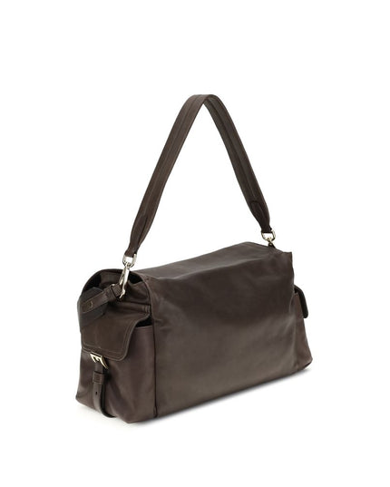 Prada Brown Recycled Polyamide Shoulder Bag