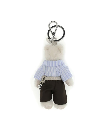 Prada Multicolor Cotton Keychain