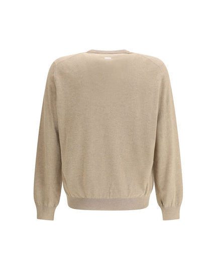 Ferragamo Beige Fleece Wool Sweatshirt