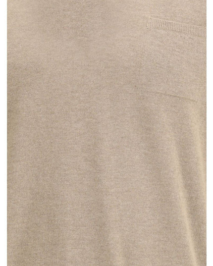 Ferragamo Beige Fleece Wool Sweatshirt