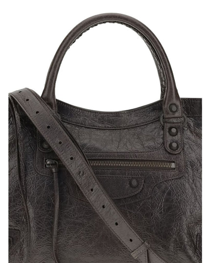 Balenciaga Brown Calf Leather Bos Taurus Shoulder Bag