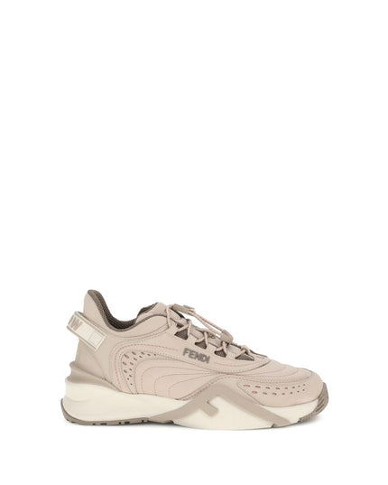 Fendi Cream Rubber Athletic Sneakers