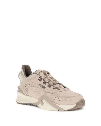 Fendi Cream Rubber Athletic Sneakers