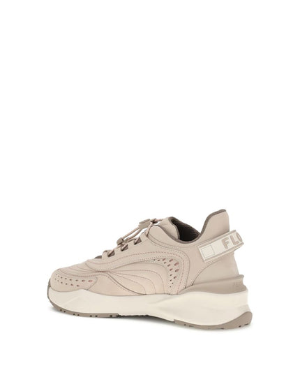 Fendi Cream Rubber Athletic Sneakers