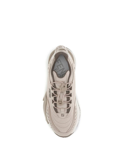 Fendi Cream Rubber Athletic Sneakers