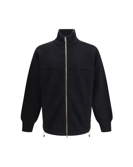 GR10K Black Wool Coat