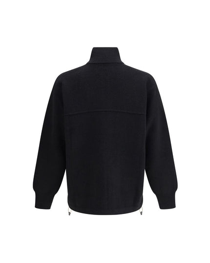 GR10K Black Wool Coat