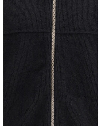 GR10K Black Wool Coat