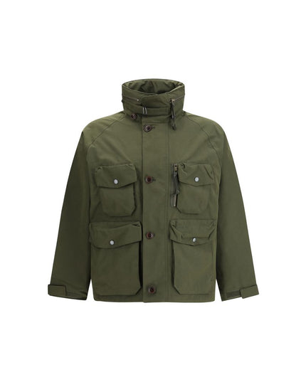 Barbour Green Polyester Shell Jacket