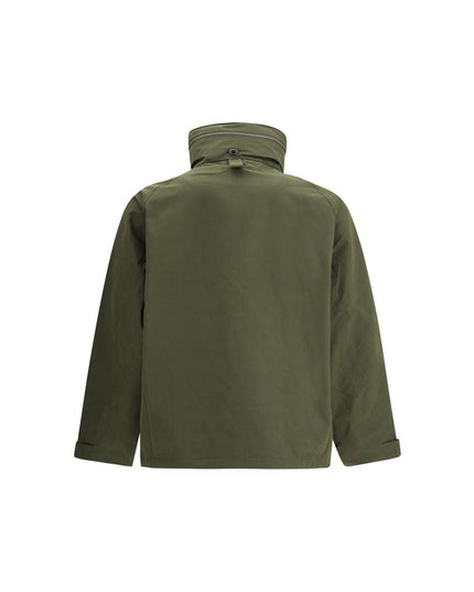 Barbour Green Polyester Shell Jacket