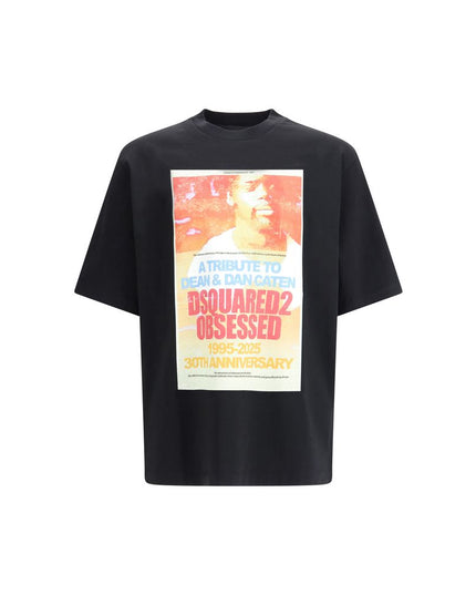 Dsquared² Black Cotton T-Shirt