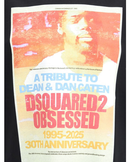 Dsquared² Black Cotton T-Shirt