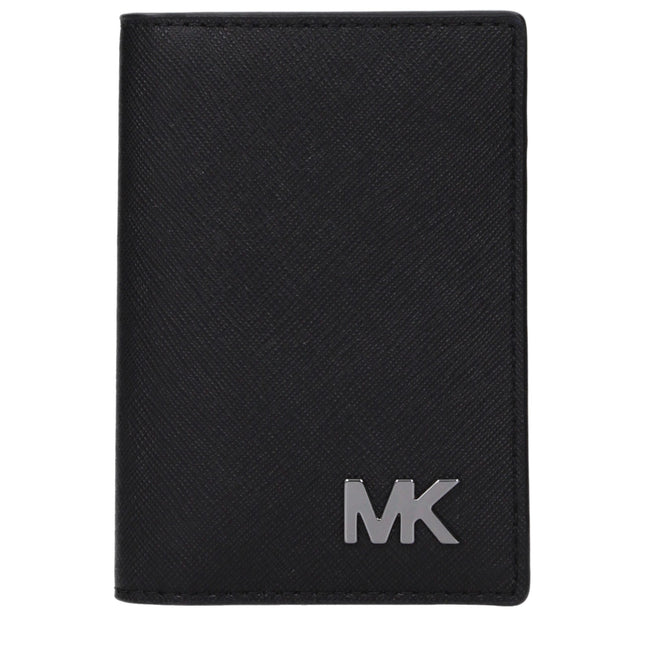 Michael Kors Black Fabric Cardholder