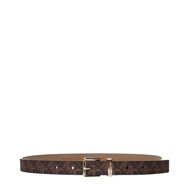 Michael Kors Brown Fabric Regular Belt