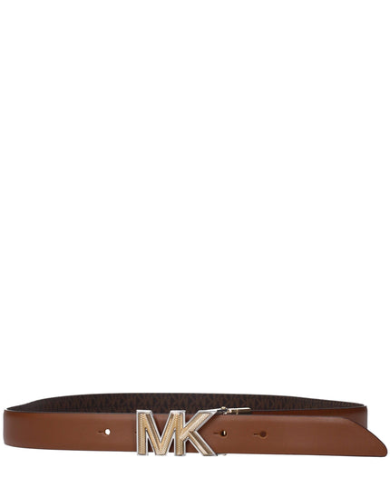 Michael Kors Brown Fabric Belt