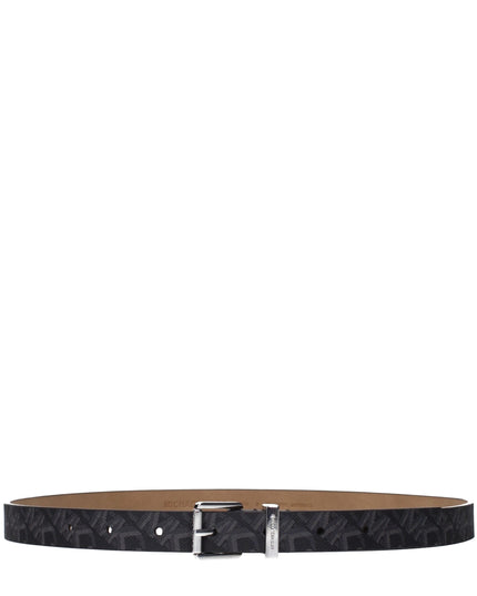 Michael Kors Gray Fabric Regular Belt