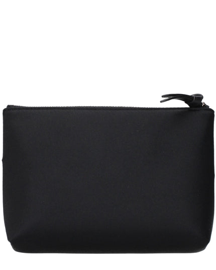 Jimmy Choo Black Satin Clutch Bag