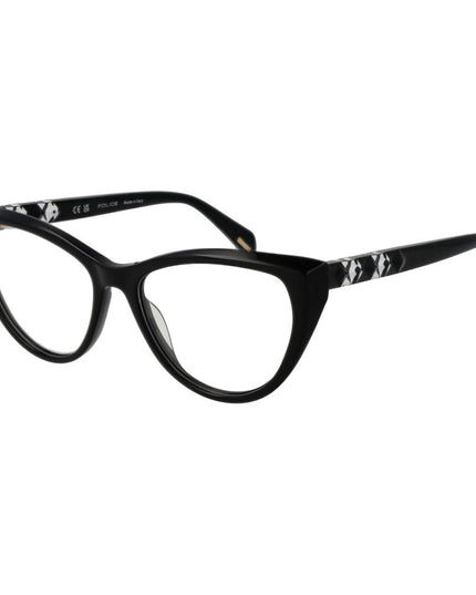 Police Black Plastic Glasses (Frames)