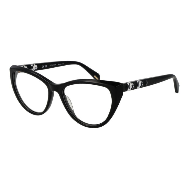 Police Black Plastic Glasses (Frames)