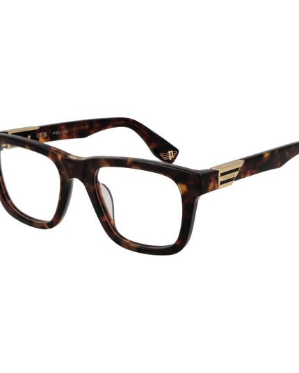 Police Brown Cellulose Acetate Glasses (Frames)
