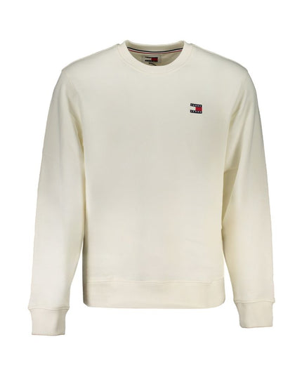 Tommy Hilfiger White Cotton Sweatshirt