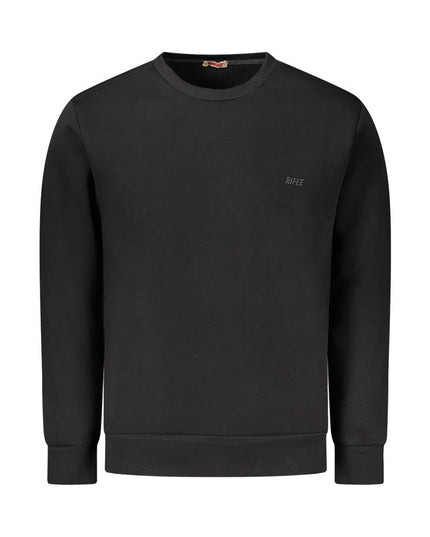 Rifle Black Cotton Men Sweatshirt
