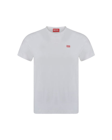 Diesel White Cotton T-Shirt