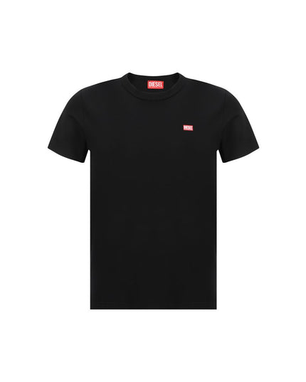 Diesel Black Cotton T-Shirt