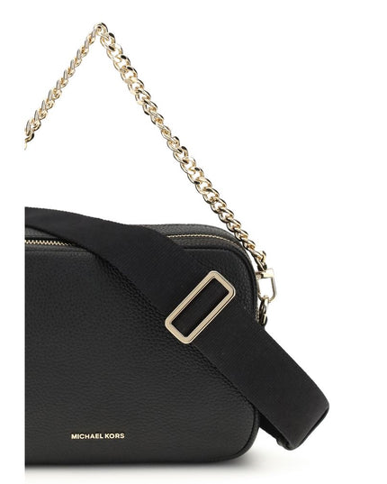 Michael Kors Black Calf Leather Bos Taurus Shoulder Bag