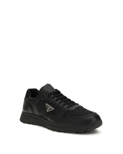 Prada Black Recycled Polyamide Athletic Sneakers
