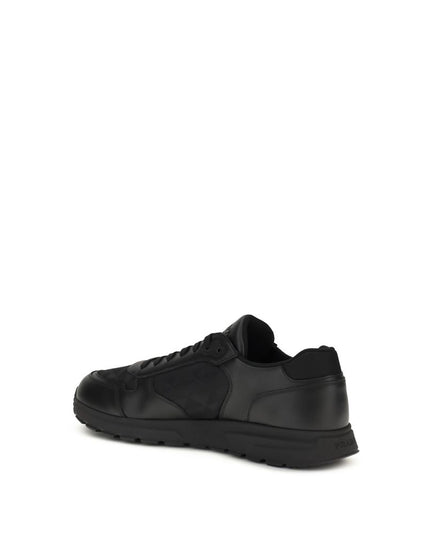Prada Black Recycled Polyamide Athletic Sneakers
