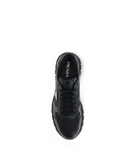 Prada Black Recycled Polyamide Athletic Sneakers