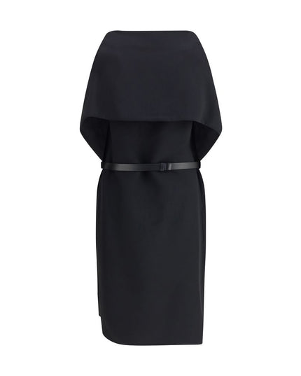 Ferragamo Black Viscose Casual Dress