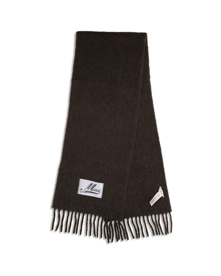 Marni Brown Wool Scarf