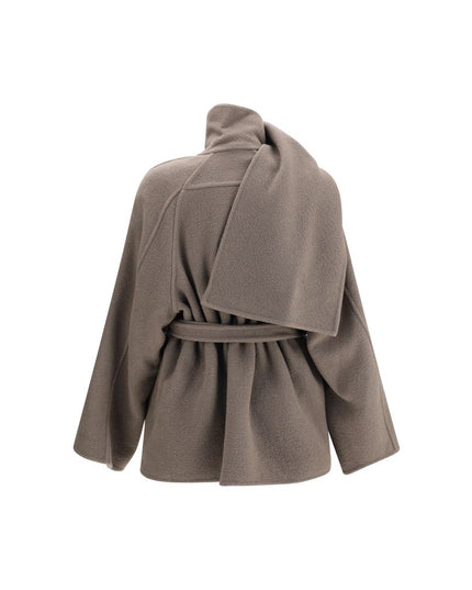 Rick Owens Brown Cashmere Coat