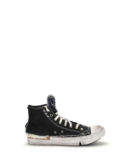 Margiela Black Rubber High Top Sneakers