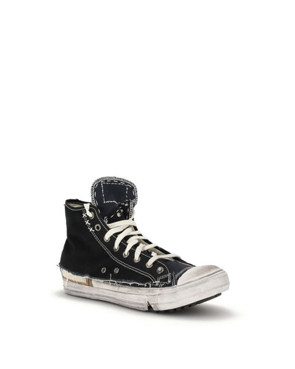 Margiela Black Rubber High Top Sneakers