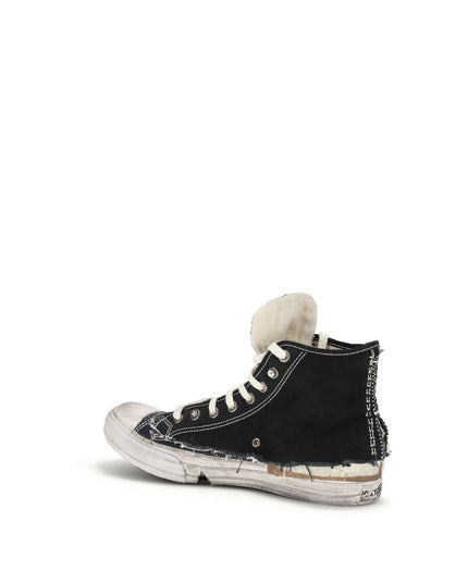 Margiela Black Rubber High Top Sneakers