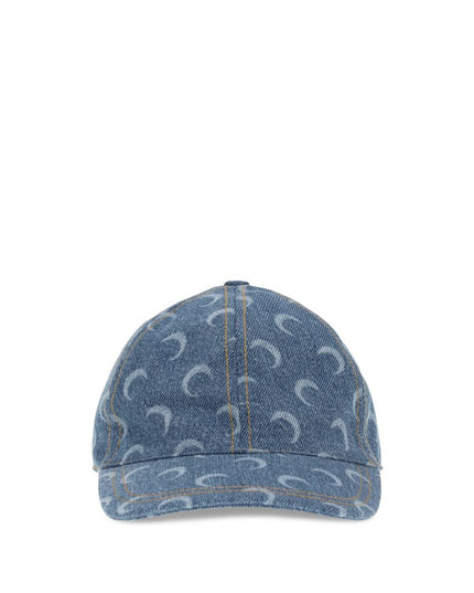 Marine Serre Light Blue Cotton Cap (Baseball Hat)