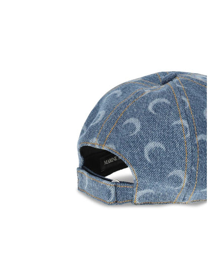 Marine Serre Light Blue Cotton Cap (Baseball Hat)