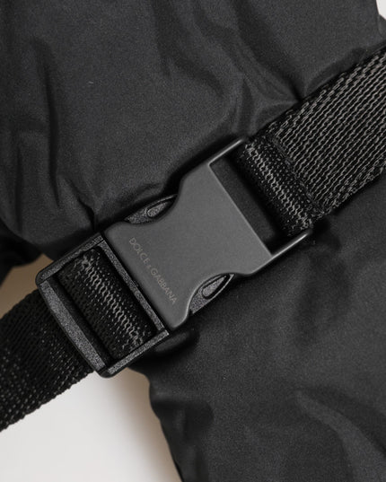 Dolce & Gabbana Black Windproof Ski Winter Warm Non Slip Gloves