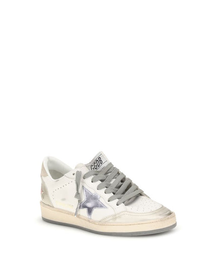 Golden Goose White Leather Low Top Sneakers