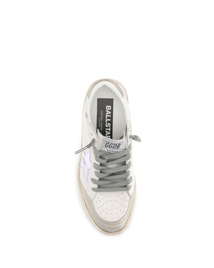 Golden Goose White Leather Low Top Sneakers